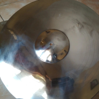 Simbal cymbal putih monel 12inc
