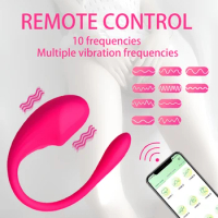 Wireless Control APP Bluetooth Vibrator G Spot Dildo Stimulator Vibrating Egg Clit Vibrating Panties Wearable Massager Sex Toys
