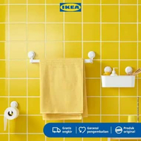 IKEA TISKEN Gantungan Handuk Tempel Dengan Plastik Hisap Putih
