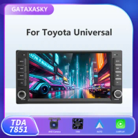 GATAXASKY Android Car Radio Multimedia Player Stereo For Toyota VIOS CROWN CAMRY HIACE PREVIA COROLLA RAV4 CarPlay Universal