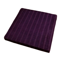 【LASSLEY】立體座墊-紫條紋55cm高6cm厚墊(坐墊 椅墊 大方墊 和室 沙發墊 客廳 台灣製造)