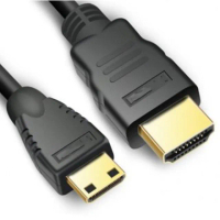 【UniSync】Mini HDMI轉HDMI高畫質4K影音認證鍍金頭傳輸線 5M