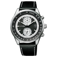 CITIZEN 紳士品格光動能計時手錶(CA7030-11E)