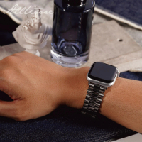 【ALL TIME 完全計時】Apple Watch S7/6/SE/5/4 38/40/41mm 經典豪式平款 316L不鏽鋼帶