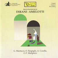 鋼琴四手聯彈作品集１ Martucci, Respighi, Casella, Malipiero Four Hand Piano Music (CD)【fone】