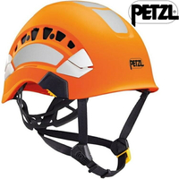 Petzl 反光安全頭盔/透氣型高能見度工程安全帽 A010EA Vertex VENT HI-VIZ 橘