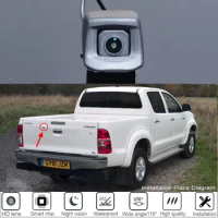 Car Rear View Camera For Toyota Hilux 2010~2017 OEM Reverse Hole Camera Reversing Camera For Toyota Hilux Vigo pickup 2012~2017