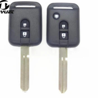 FOB Case Uncut Blade For Nissan Elgrand Qashqai Micra 2 3 Buttons Remote Key Shell