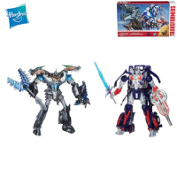 In Stock Original Hasbro Transformers4 GRIMLOCK OPTIMUS PRIME Leader PVC Anime Figure Action Figures Model Toys