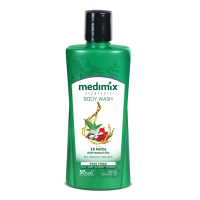 即期品【Medimix】印度原廠授權 阿育吠陀秘方美肌沐浴液態皂300ml(效期至2026/1月)