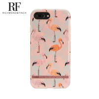【Richmond&amp;Finch】RF瑞典手機殼 玫瑰金線框-粉紅火鶴鳥(iPhone SE3/SE2/8/7 4.7吋)
