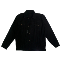 Jacket Denim Logo OG Black Wave Paradise (Jaket)