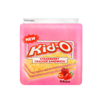 Kid-O 三明治餅乾-草莓風味(136g)