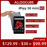 Alldocube iPlay50 Mini Netflix L1 Virtual Memory 8GB+4GB RAM 128GB ROM 4G Dual Sim Card Tablet