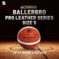 BOLA BASKET BALLERBRO PL5 (Pro Leather) | BOLA BASKET OUTDOOR | BOLA BASKET INDOOR | BOLA BASKET SIZ