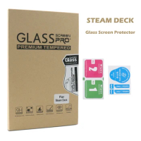HD Transparent Wear-resistant Tempered Glass Screen Protector Film for Steam Deck Gamepad Console Video Controller Accessories