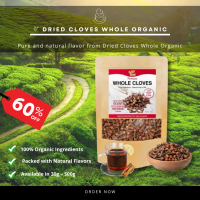 Bunga Cengkih Kering Asli - Whole cloves Premium | Rempah Herba untuk Kesihatan, Masakan & Teh