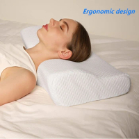 Rebound Memory Foam Butterfly Shaped Pillow Health Cervical Neck size in 50*30CM Memory Foam Bedding Pillow Neck protection