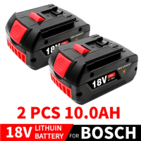 BAT610G+AL1820CV for Bosch battery professional 18V 6.0AH Li-ion battery replacement with LED &amp; charger 14.4V-18V