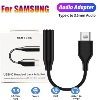 Usb Type C To 3.5mm Aux Adapter Type-c 3 5 Jack Audio Cable For Samsung Galaxy S24 S23 S22 S21 Ultra S20 Note 20 10 Plus Tab S7
