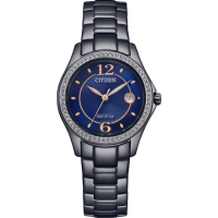 【CITIZEN 星辰】LADYS Eco-Drive綺麗世界光動能晶鑽女錶 手錶 禮物 推薦(FE1255-84L)