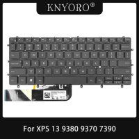 New US Keyboard for Dell XPS 13 9380 9370 7390 Notebook English Keybaord with Backlight Replacement Accessories