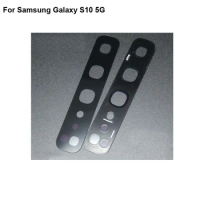 2PCS High quality For Samsung Galaxy S10 5G Back Rear Camera Glass Lens test good For Samsung Galaxy S 10 5G G9730 Replacement