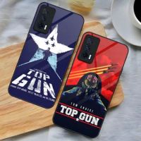 TV Series Top Gun Poster Phone Case For Vivo S12 S10 S9 IQOO Z3 U5 NEO5 Y30 7 9 8 X73 Y76 Y70 Y55 Y31 X70 X60 Pro Glass