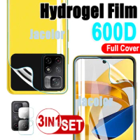 3 in 1 Hydrogel Film On For Xiaomi Poco M4 Pro 5G M3 M2 F4 GT F3 F2 Pro Screen Protector Little M4Pro M3Pro Camera Lens Glass
