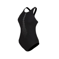 【SPEEDO】女 運動連身泳裝HydroPro(黑)