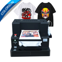Colorsun A3 DTF DTG Printer For Bronzing T-Shirt Hoodies Jackrt Caps L805 DTF DTG Prining Machine 2 in 1 DTF DTG Printer
