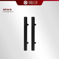 NOBLEZA Pull Handle Gagang Tarikan Pintu Rumah Kayu Kaca Stainless Black Matte Grey Satin Nikel 60 c