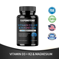 Viên nén phức hợp Vitamin D3 + K2 + Magie Glycine Gold, tăng cường hấp thu canxi, giảm mệt mỏi, thực