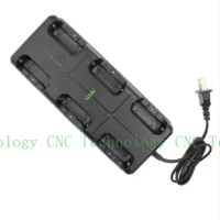 Applicable to WLN 6 In 1 Charger For KD-C1/KD-C10 /KD-C50 Unit Charging Two Way Radio Walkie Talkie 