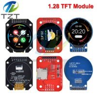 TZT TFT Display 1.28 Inch TFT LCD Display Module Round RGB 240*240 GC9A01 Driver 4 Wire SPI Interface 240x240 PCB For Arduino