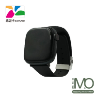 minio Apple Watch New 2.0 官方認證客製晶片防水矽膠悠遊卡錶帶 午夜黑-42/44/45/49mm