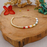 seed beads small beads Bohemia colorful multi colors bracelet pulling type adjustable bracelet