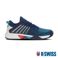 【K-SWISS】輕量進階網球鞋 Hypercourt Supreme-男-藍/紅(06615-418)
