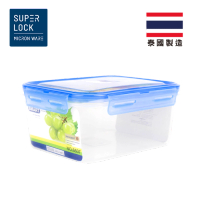 SUPER LOCK SU6507 SMART LOCK 長方形抗菌防漏保鮮食物盒 2725毫升 微波爐適用 香港行貨