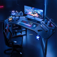 Nordic Computer Desks For Office Furniture Bedroom Texture Desktop Gaming Desk Simple Light Luxury Desktop Computer Desk