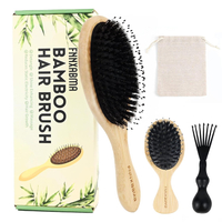 Hair Brush Boar Bristle Hair Brush - Smoothes & Detangles All Hair Types Boar & Nylon Bristle Yes mo