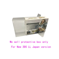 Transparent Display case PET plastic box For NEW 3DSLL Japan version 4G Limited Edition Storage Box