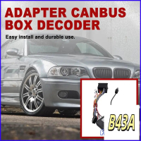 Kailey อะแดปเตอร์ Sp-Car กล่องถอดรหัส Canbus พร้อมสายไฟสำหรับวิทยุ สำหรับ BMW E39 E46 E53 X5 5 Serie