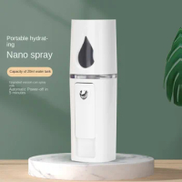 Mini Nano Mist Sprayer Cooler Facial Steamer Humidifier USB Rechargeable Face Moisturizing Nebulizer Beauty Skin Care