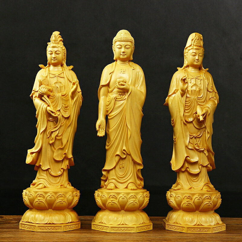 木雕佛像西方三聖的價格推薦- 2023年11月| 比價比個夠BigGo