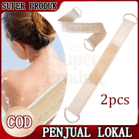 Back Massager Loofah 2pcs Sikat Punggung Loofah Natural Back Brush Exfoliating Sikat Gosok Punggung 