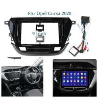 AUTODAILY 9 Inch Car Frame Fascia Adapter Canbus Box Decoder Android Radio Dash Fitting Panel Kit For Opel Corsa 2020