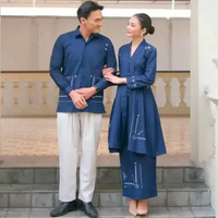 Couple Kebaya Navy • Kebaya Navy • Kebaya Modern • Kebaya Wisuda • Kebaya Katun • Kebaya Batik • Rok