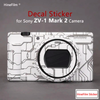 ZV-1M2 Vlog Camera Decal Skin for Sony ZV-1 II Camera Stickers Anti-Scratch Protector Cover Film Warp Cover Case
