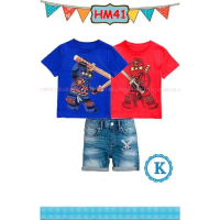 Setelan Anak Laki-Laki Hello Mini (HM) 41 K Samurai Ninja 3 in 1